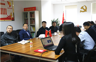 济南市委组织部调研组莅临金沙9001以诚为本调研党建工作